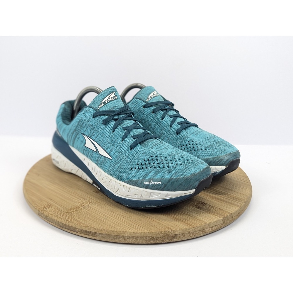 Altra Womens 9.5 Running Shoes Paradigm 4.5‎ Teal Aqua Low Sneakers